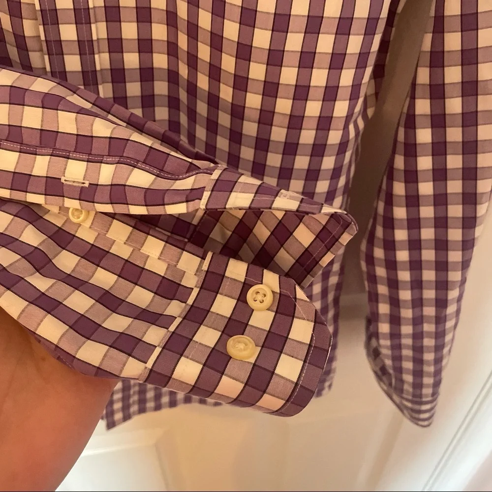 Men’s No-Iron Slim Fit Button Down Shirt - Picture 4 of 6